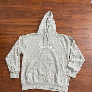 NEW ELEMENT WIND WATER FIRE EARTH HEATHER PULLOVER HOODIE SZ LARGE L
